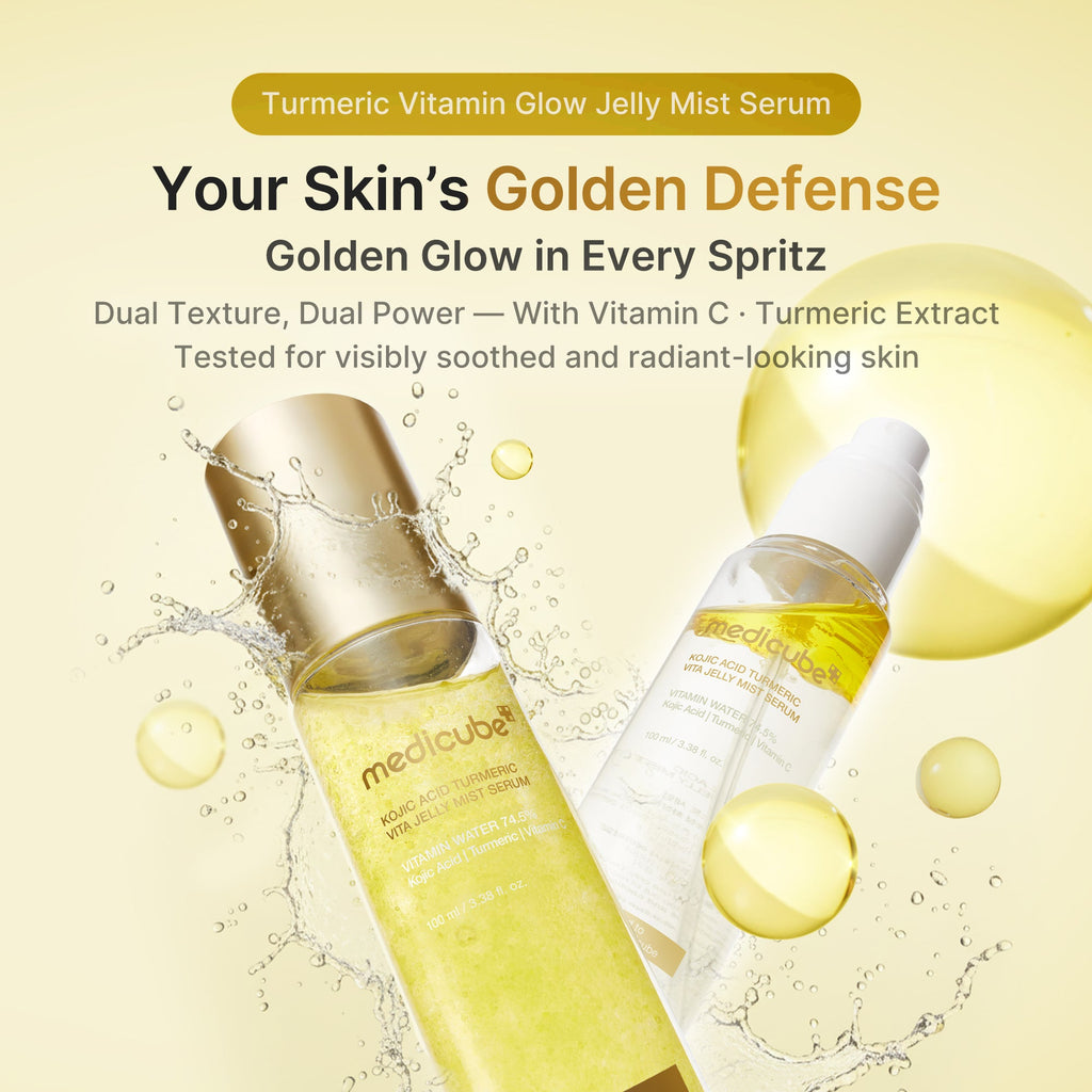 Kojic Acid Turmeric Vitamin Gold Jelly Mist Serum H1