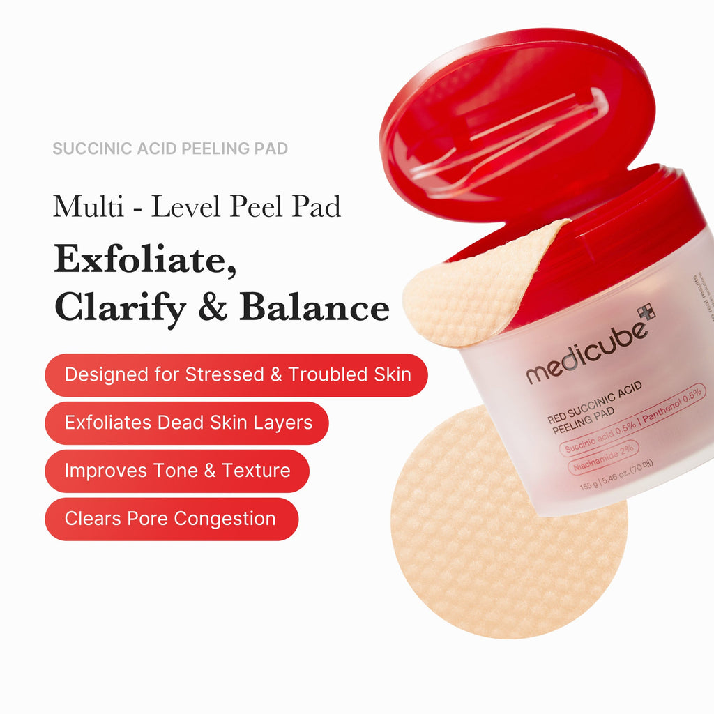 Red Succinic Acid Panthenol Pads A7