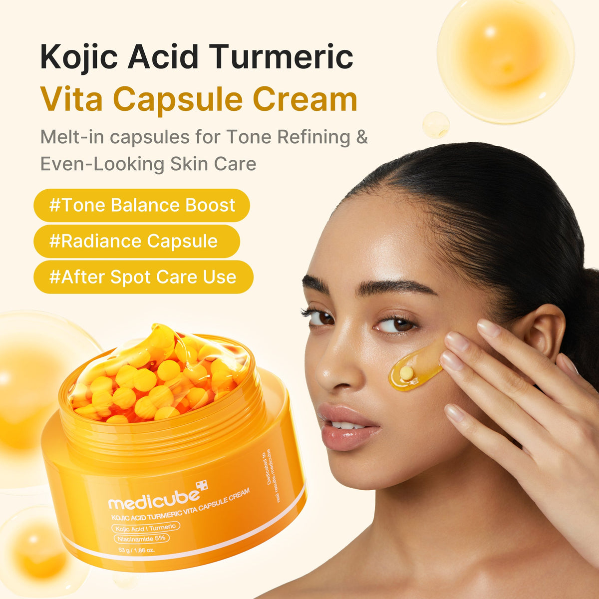 Kojic Acid Turmeric Vita Capsule Cream Q5