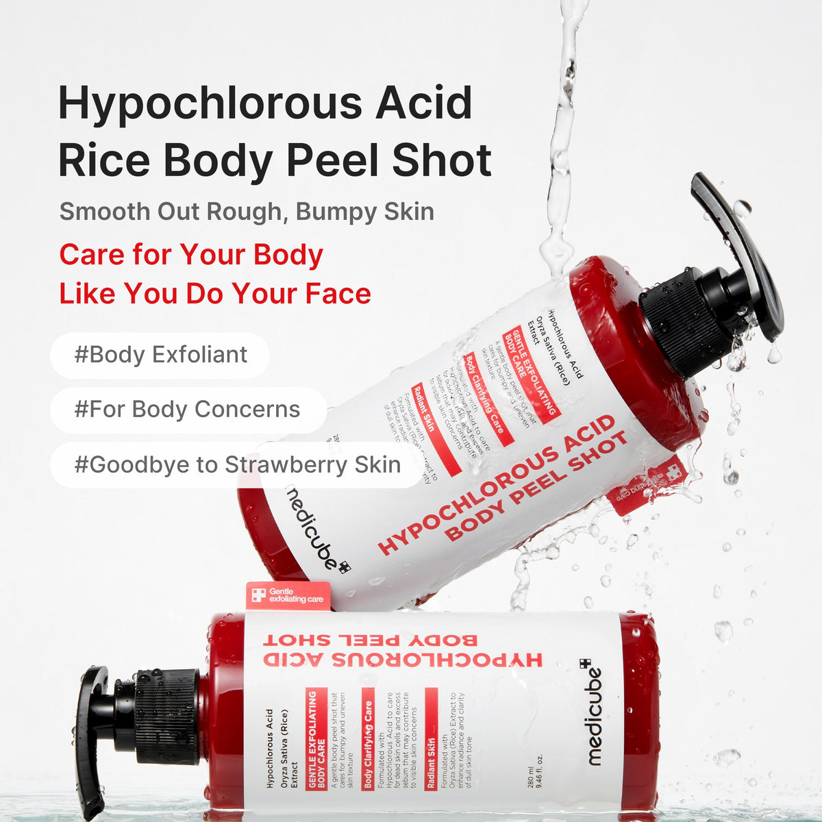 Hypochlorous Acid Rice Body Peel Shot Y6