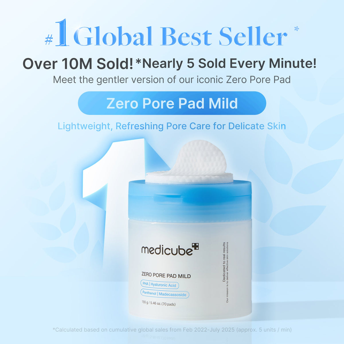 Zero Pore Madecassoside Pads (Mild) X6