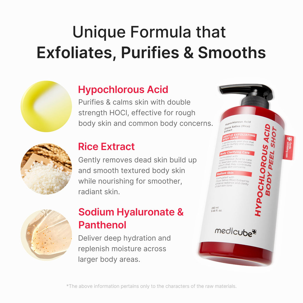 Hypochlorous Acid Rice Body Peel Shot Y6