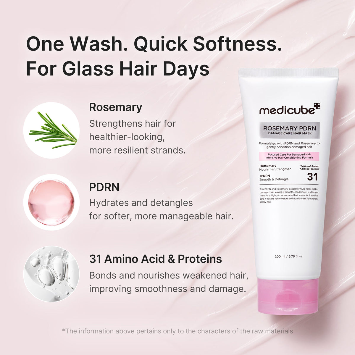 Rosemary PDRN Damage Care Hair Mask W3