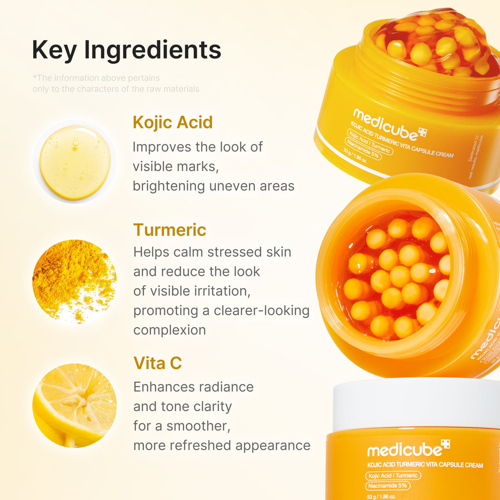 Kojic Acid Turmeric Vita Capsule Cream Q5