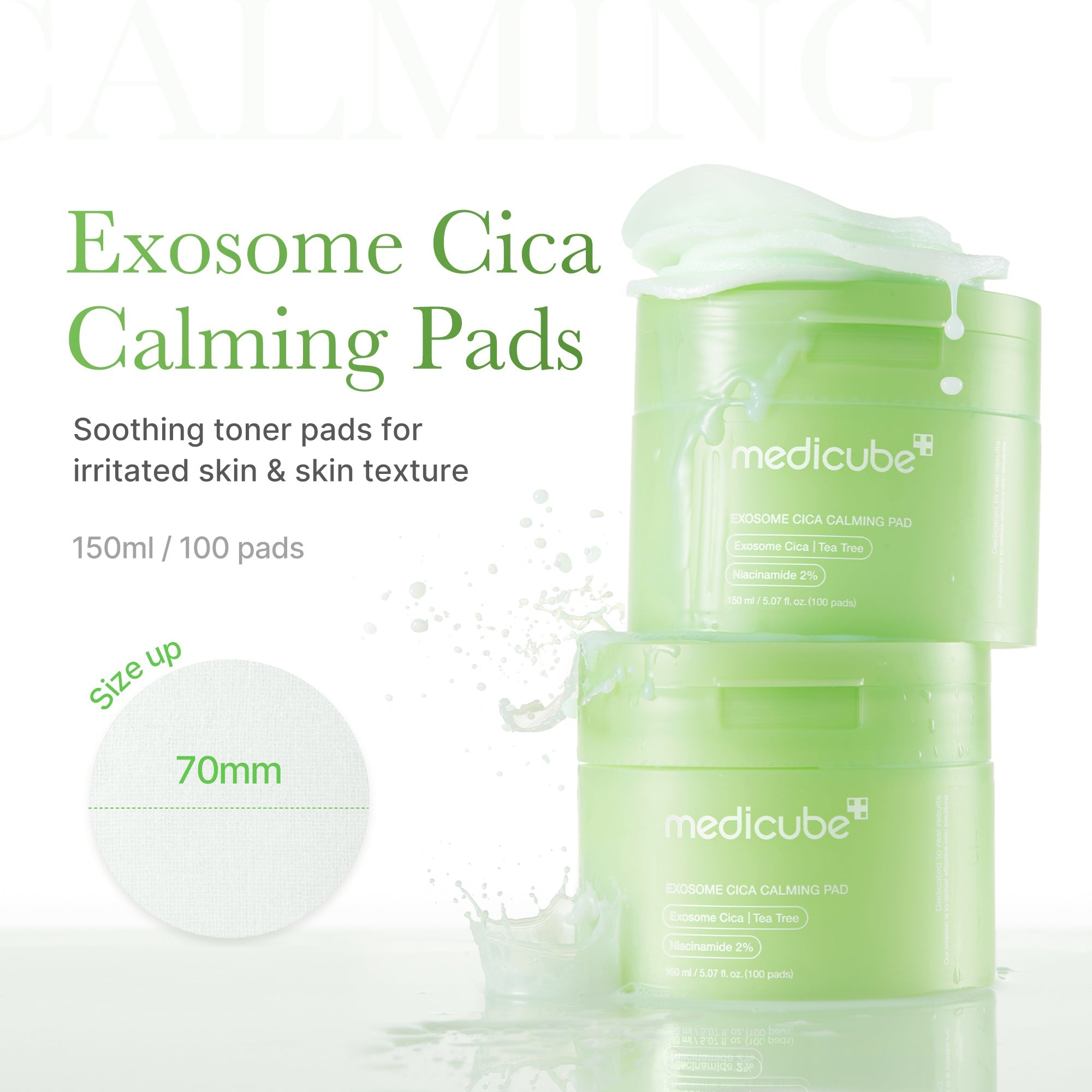 Exosome Cica Calming Toner Pads I5