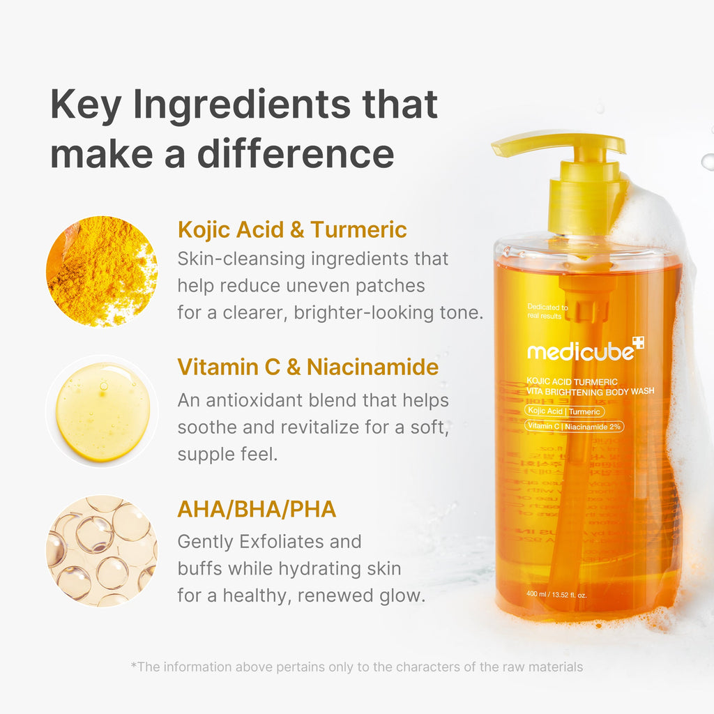 Kojic Acid Turmeric Brightening Body Wash H8