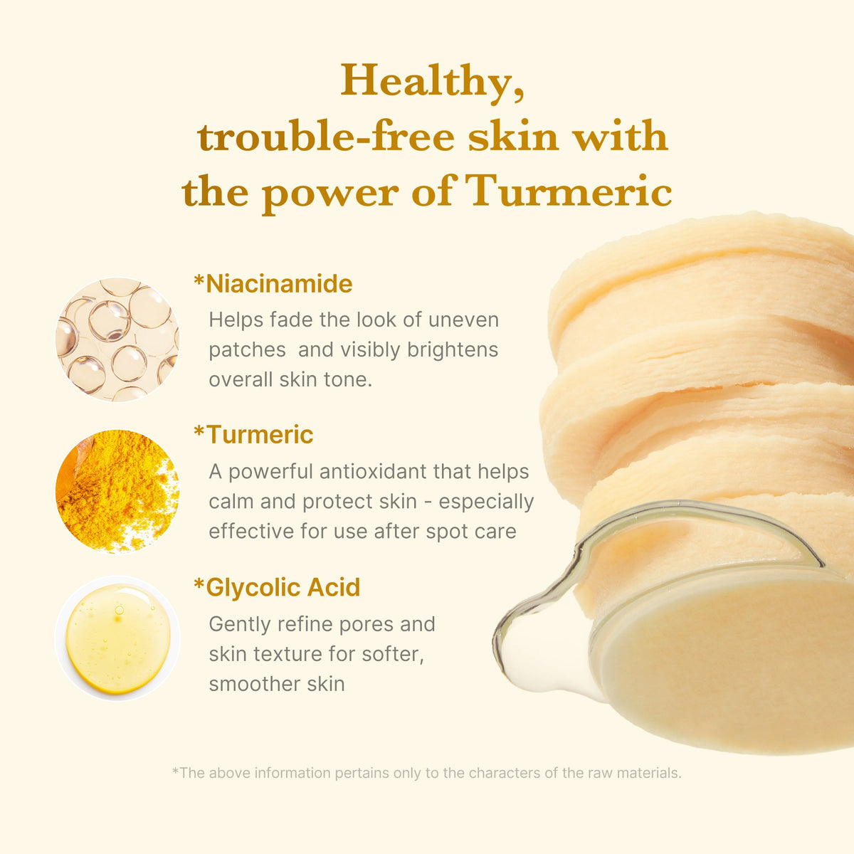Kojic Acid Tumeric Toner Pad S0