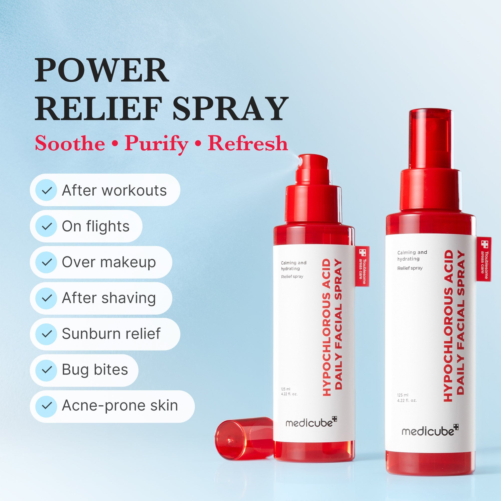 Hypochlorous Acid Power Soothing Spray Z2