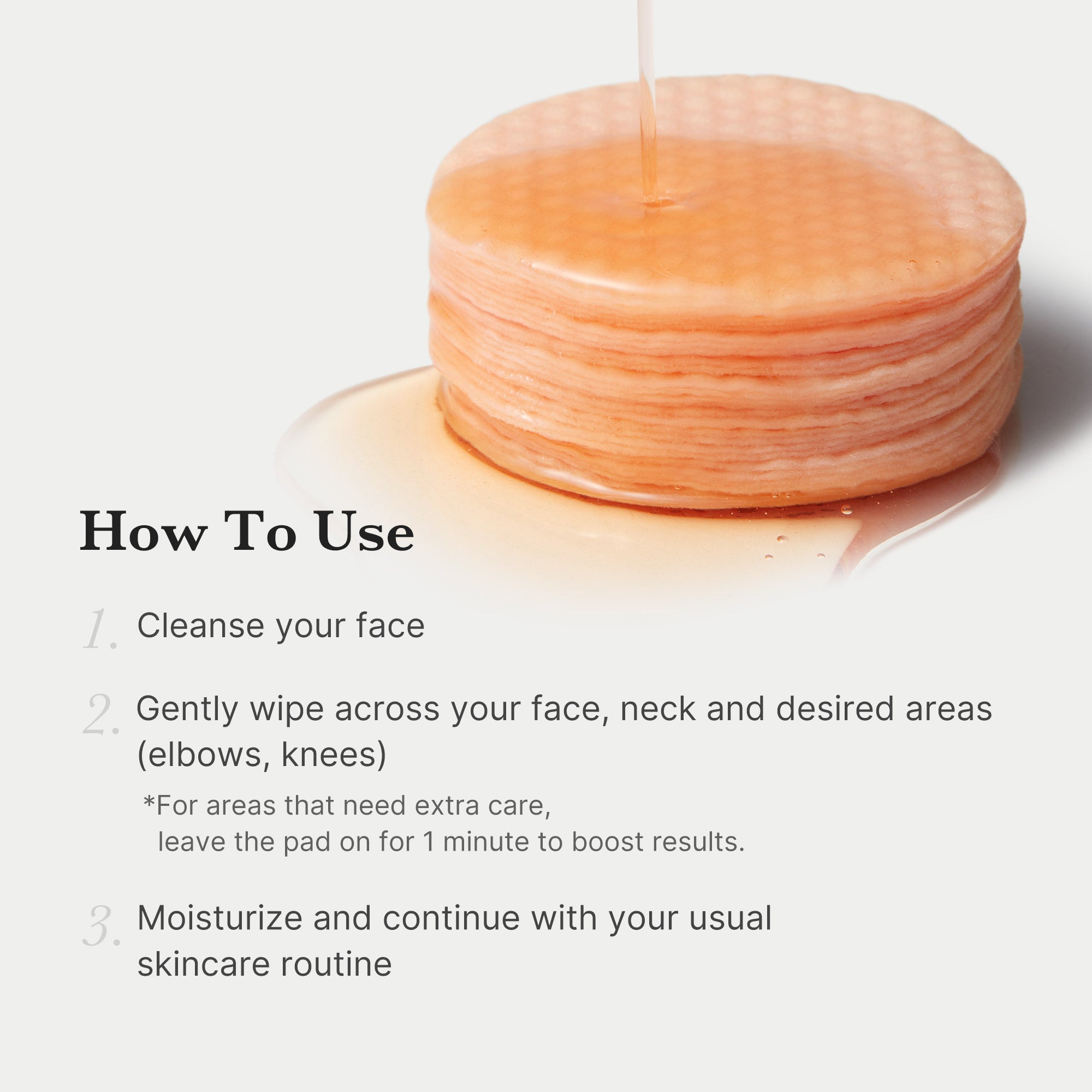 Red Succinic Acid Panthenol Pads A7