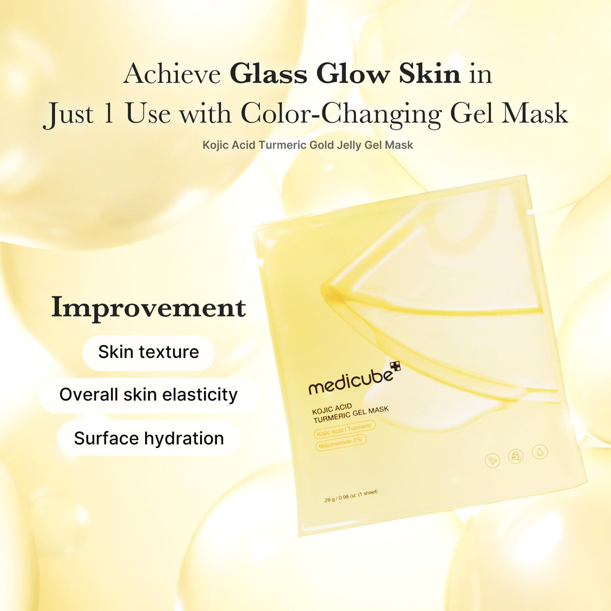 Kojic Acid Turmeric Gold Jelly Gel Mask O9