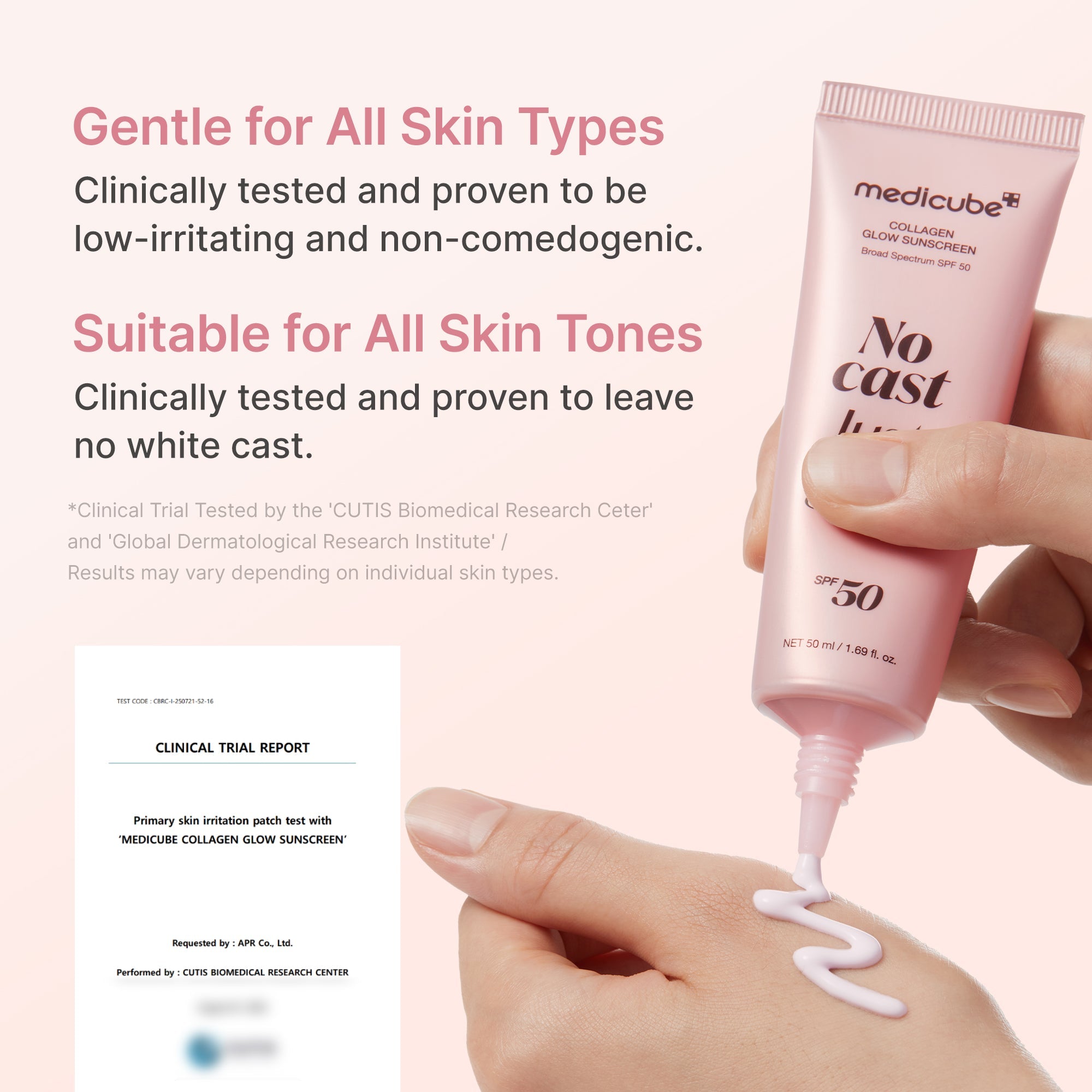 No Cast Just Glow Collagen Sunscreen I7