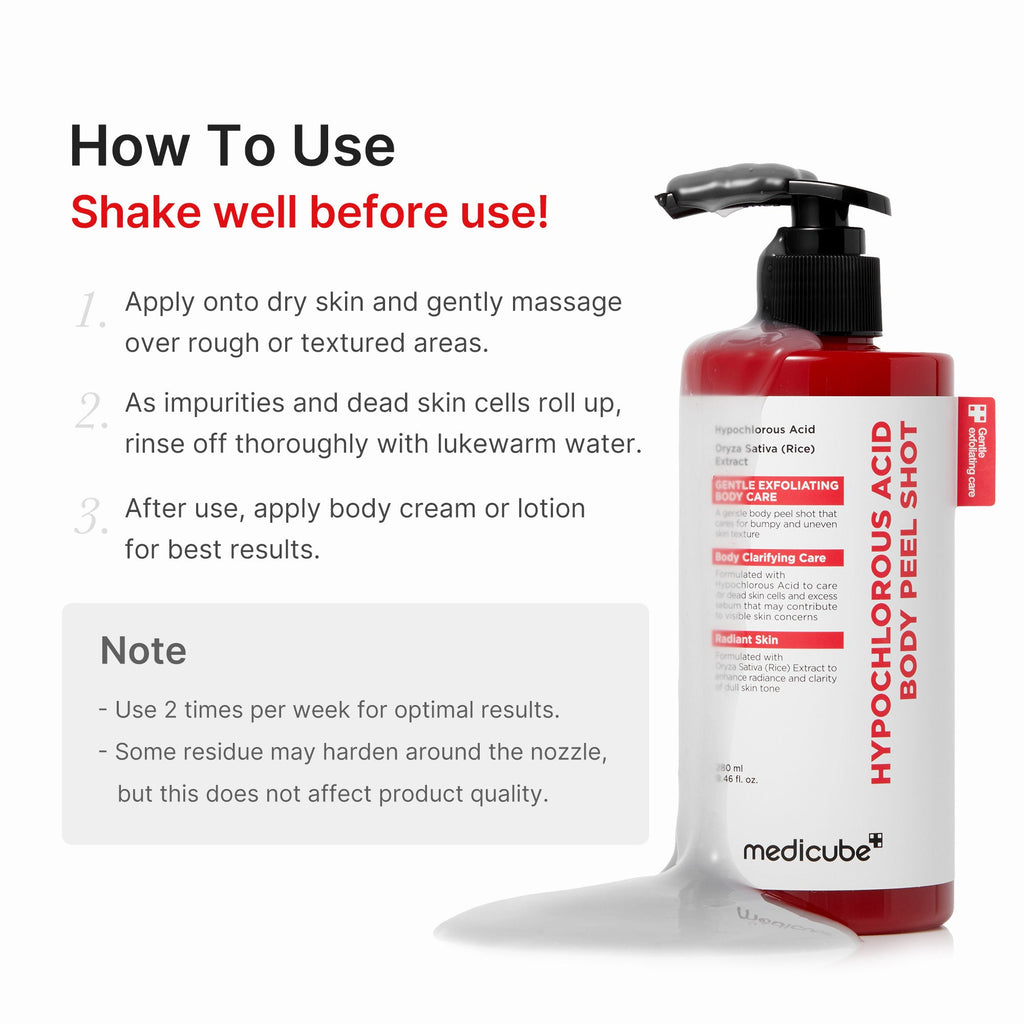 Hypochlorous Acid Rice Body Peel Shot Q2