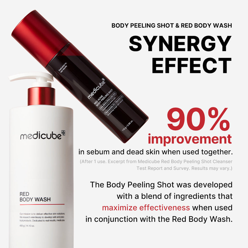 Red Body Peeling Shot Cleanser D9