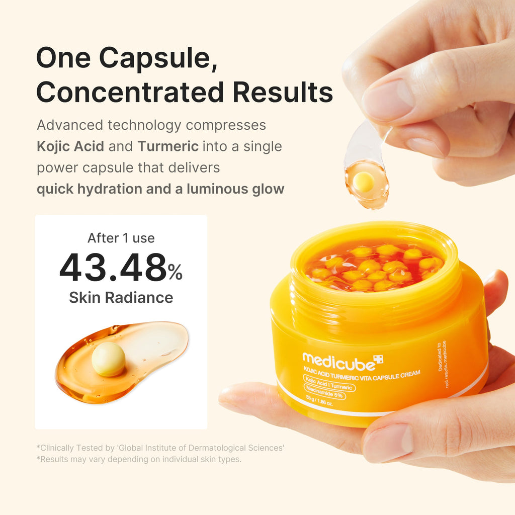 Kojic Acid Turmeric Vita Capsule Cream Q5