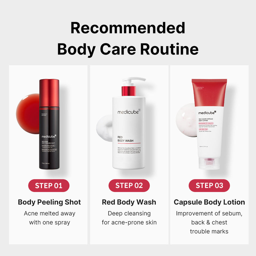 Red Body Peeling Shot Cleanser D9