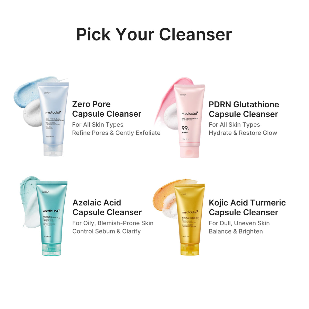 Kojic Acid Turmeric Vita Capsule Foam Cleanser P8