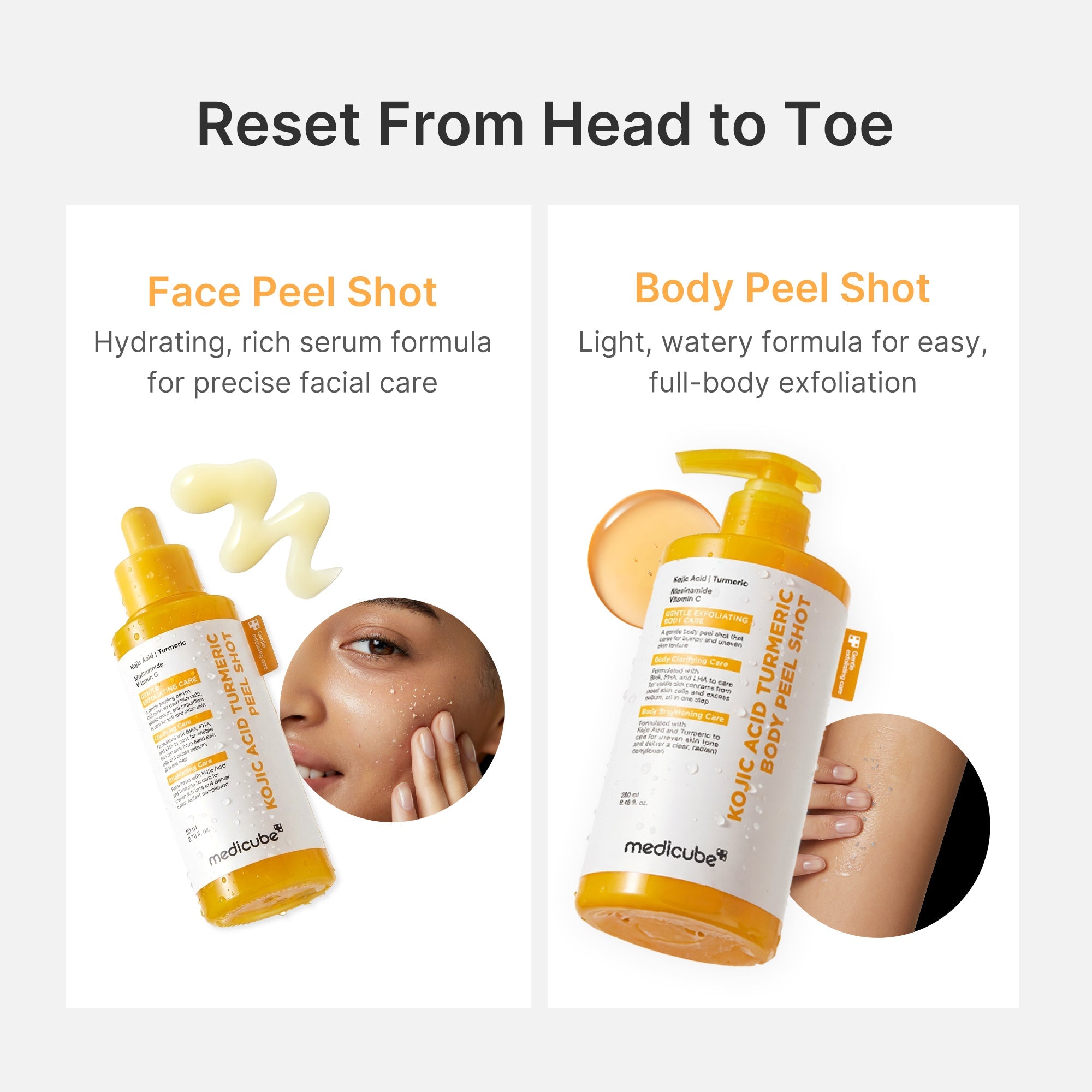 Kojic Acid Turmeric Body Peel Shot G7