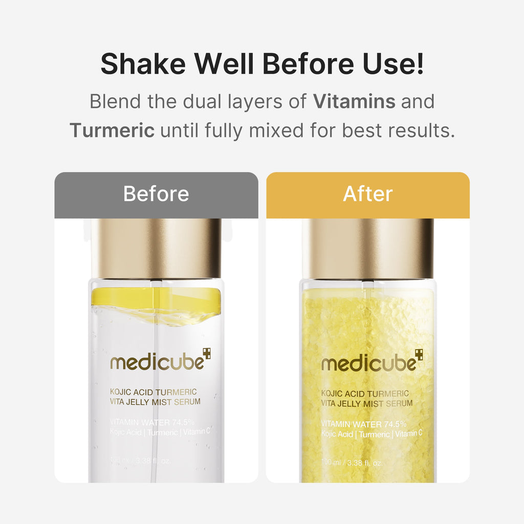 Kojic Acid Turmeric Vitamin Gold Jelly Mist Serum H1