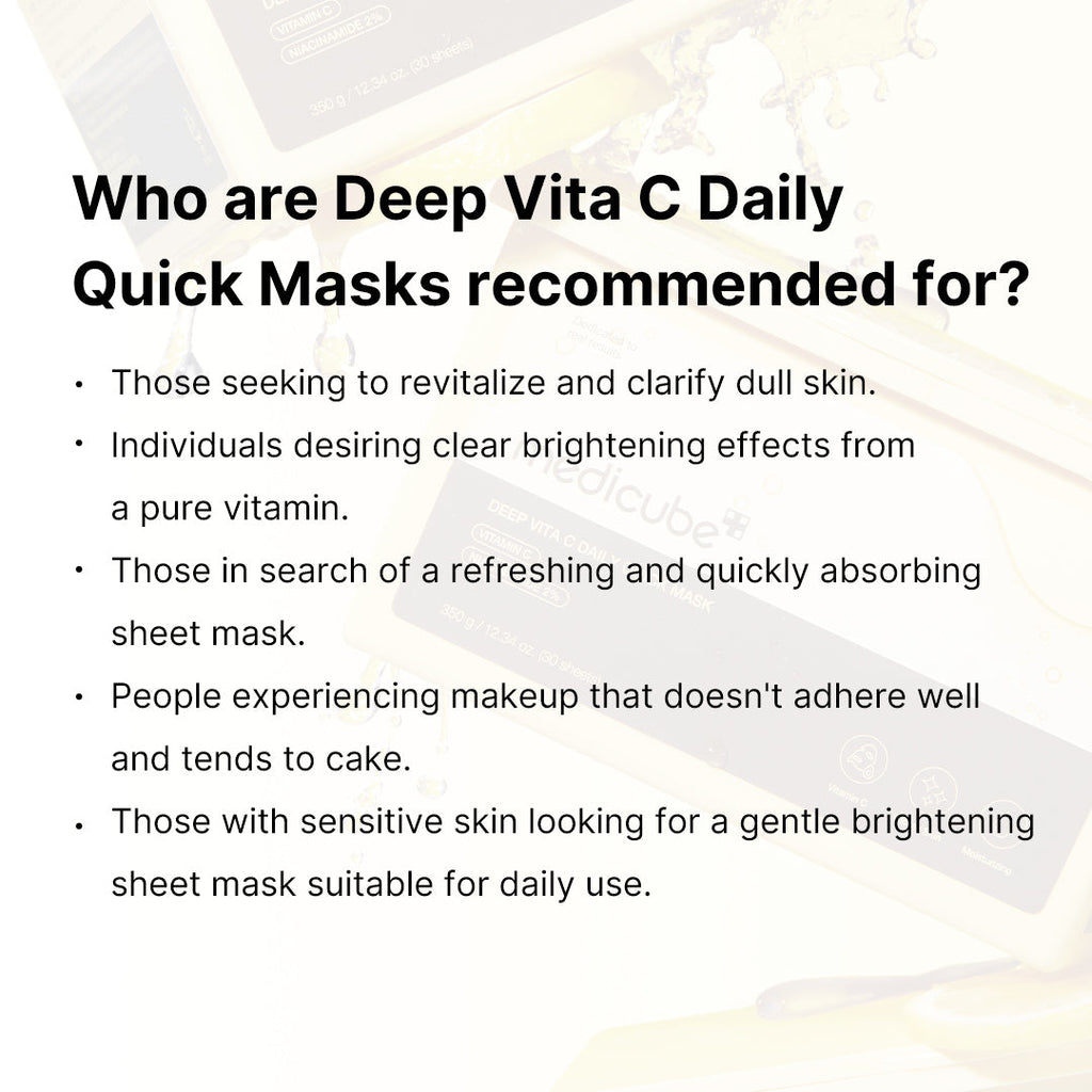 Deep Vita C Daily Quick Masks L4