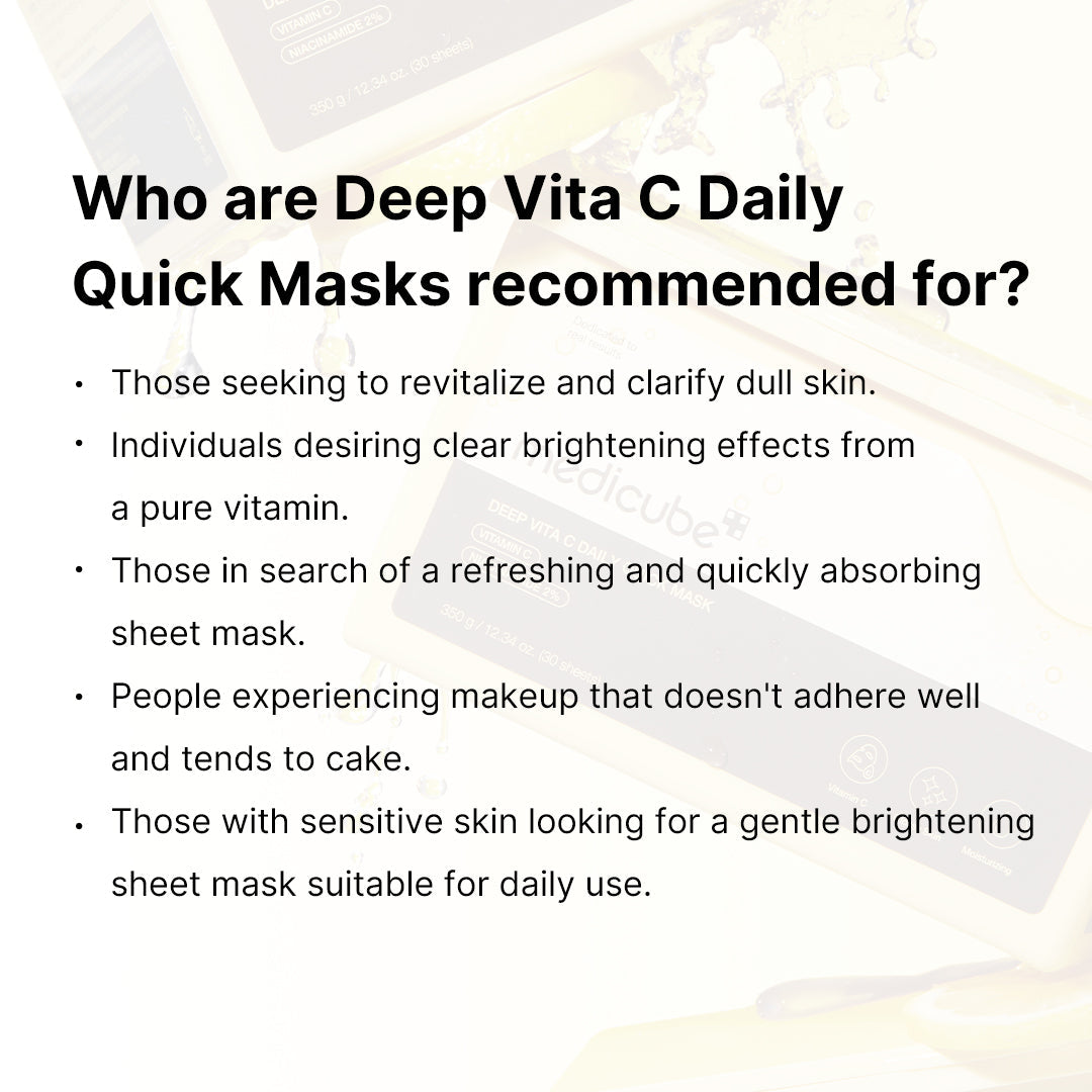 Deep Vita C Daily Quick Masks L4