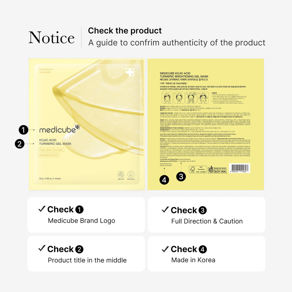 Kojic Acid Turmeric Gold Jelly Gel Mask O9