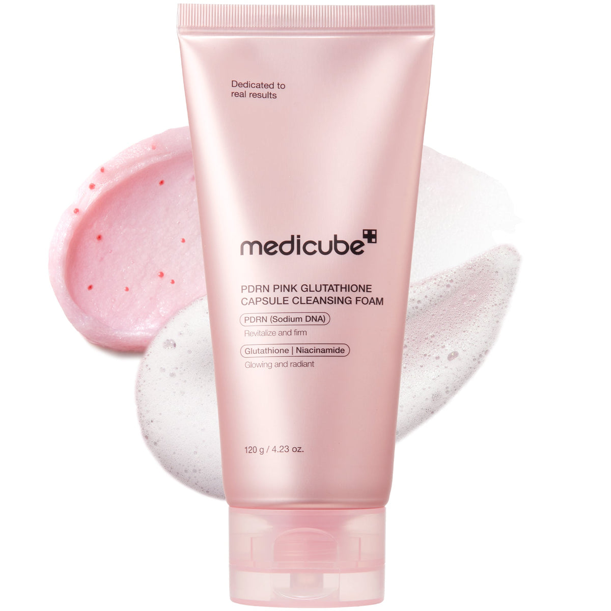 PDRN Pink Glutathione Capsule Foam Cleanser K3