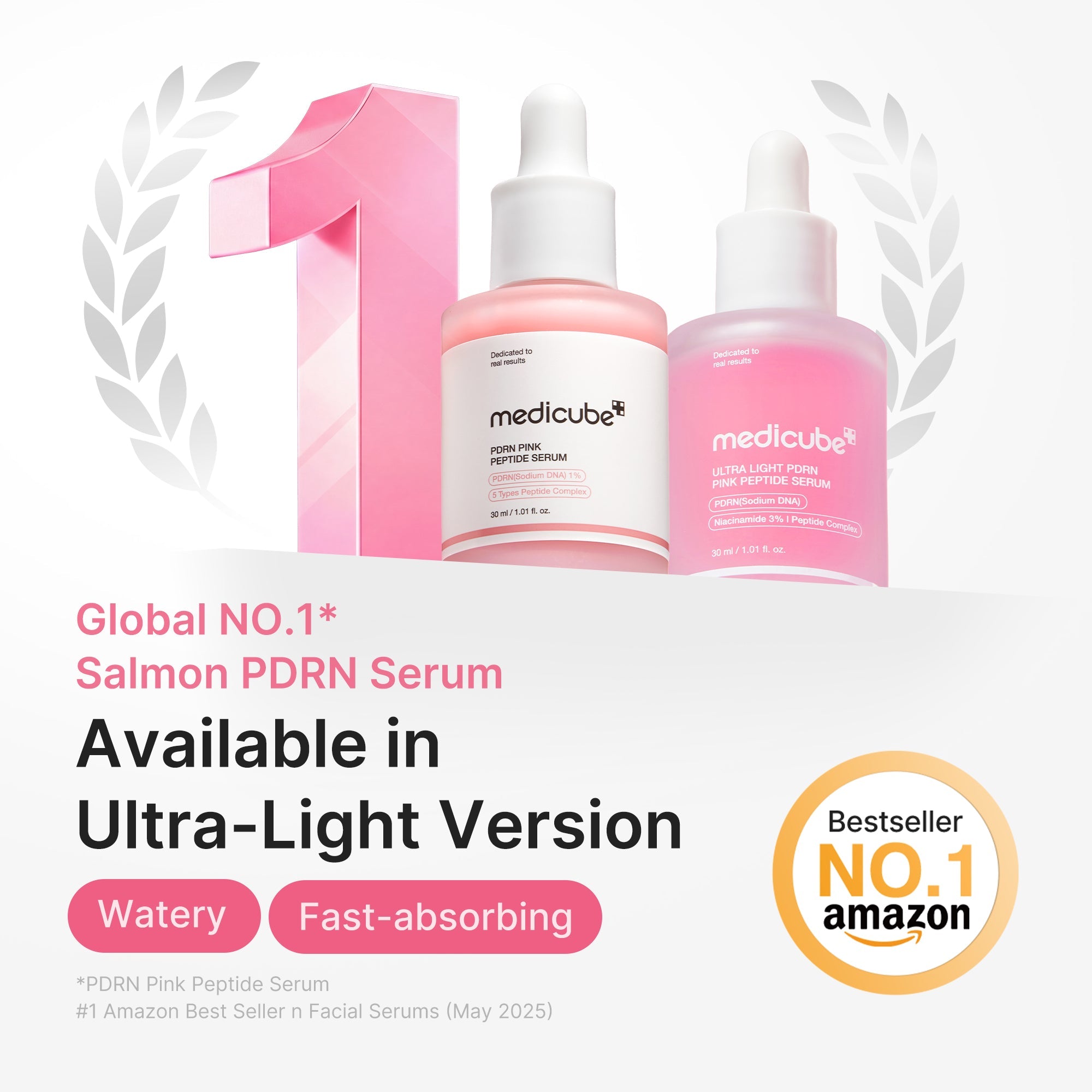 Ultra Light PDRN Pink Peptide Serum D2