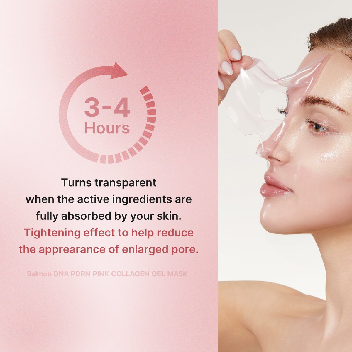 Salmon PDRN Pink Collagen Jelly Gel Mask U7