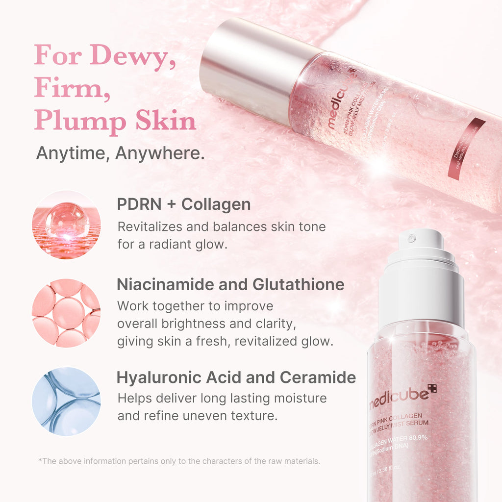 PDRN Pink Collagen Glow Jelly Mist Serum L8