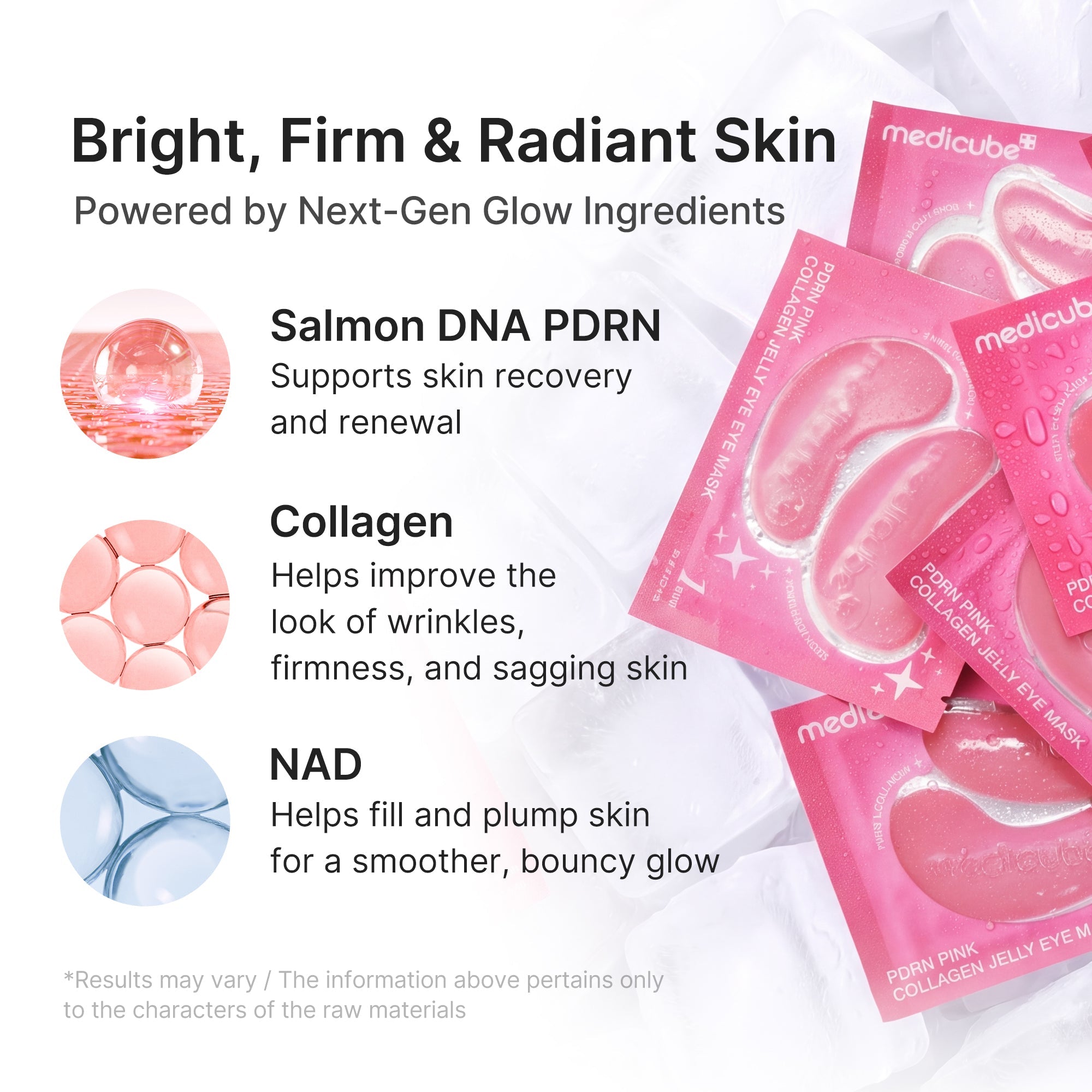PDRN Pink Collagen Jelly Eye Mask U9