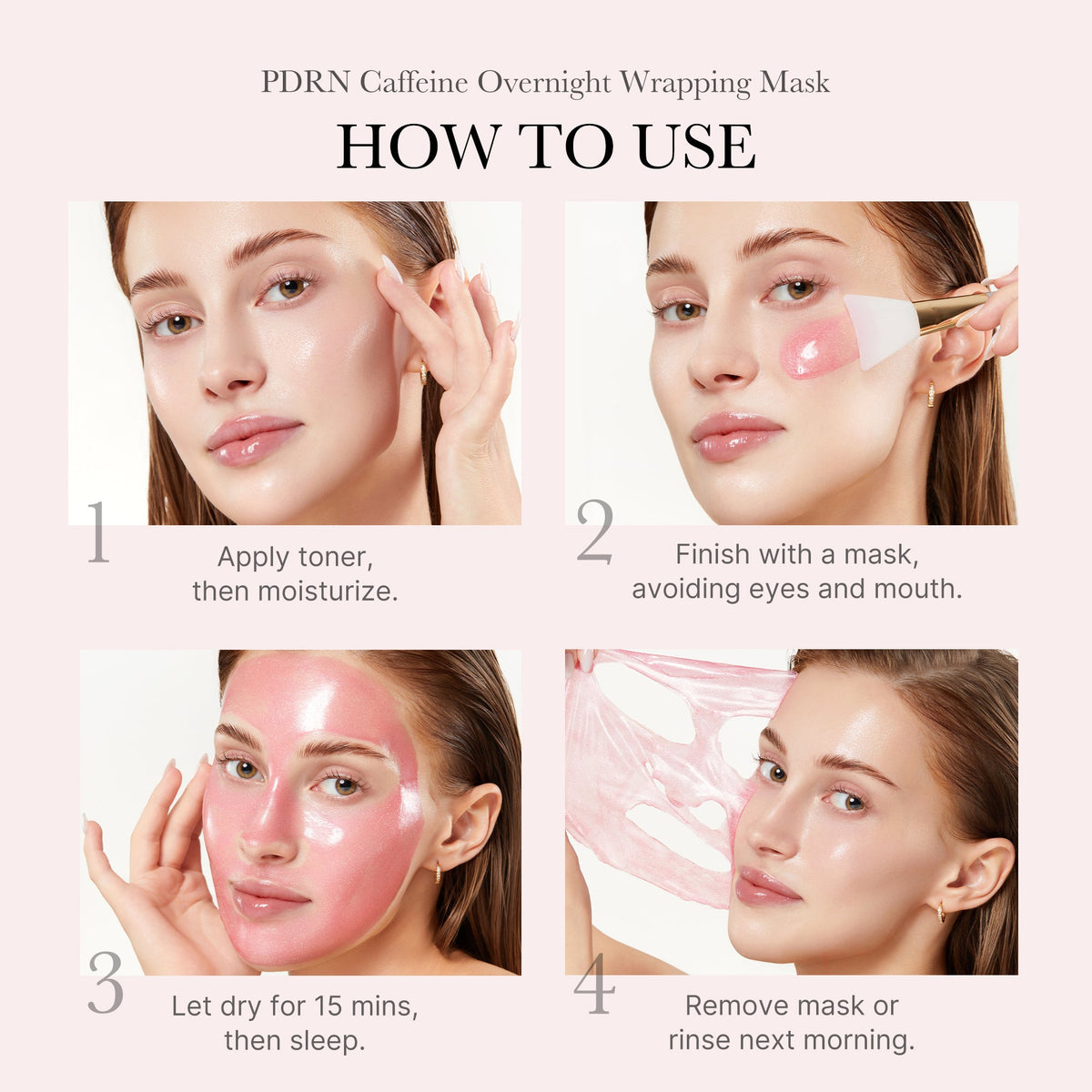 PDRN Pink Caffeine Overnight Wrapping Mask P0