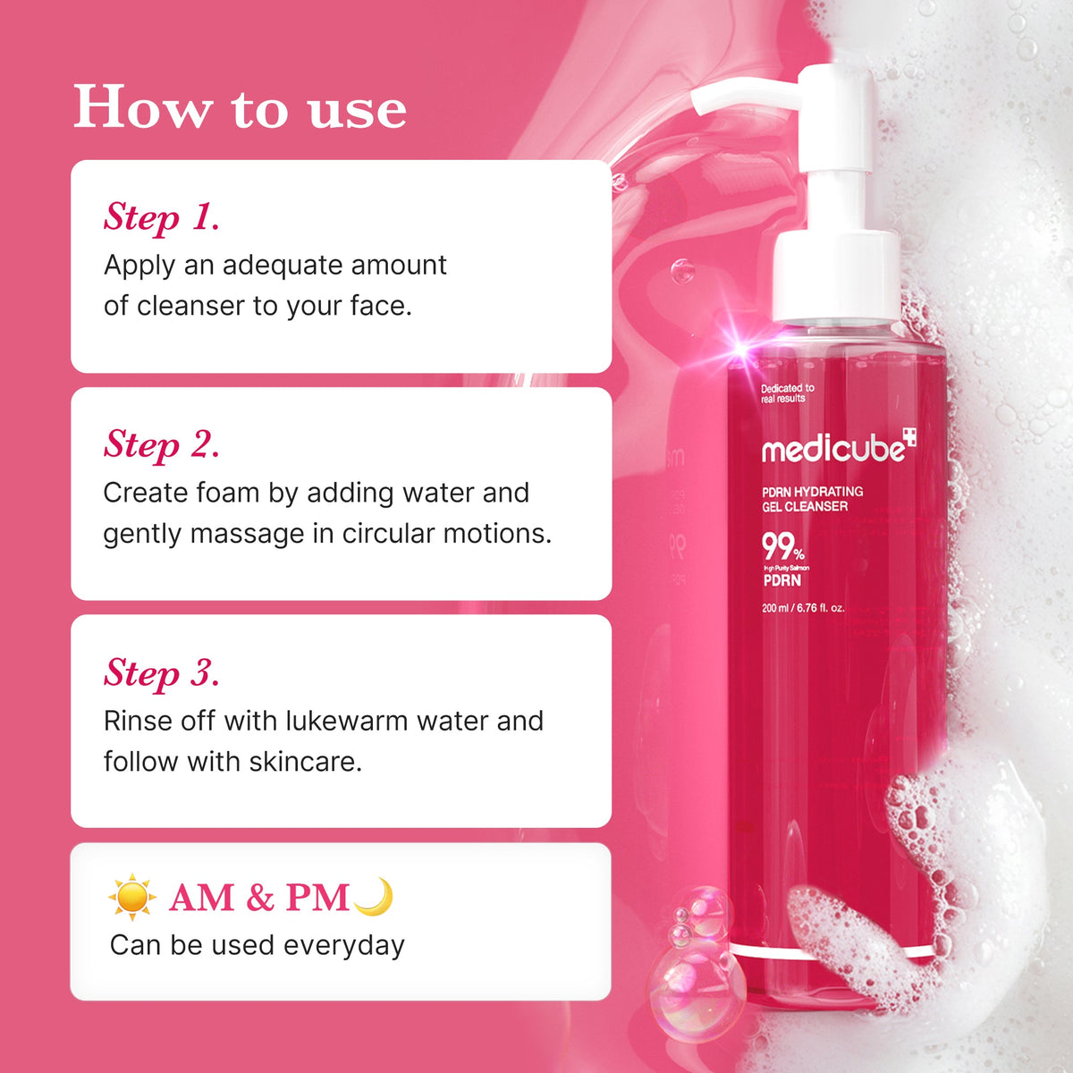 PDRN Pink Gel Cleanser G2