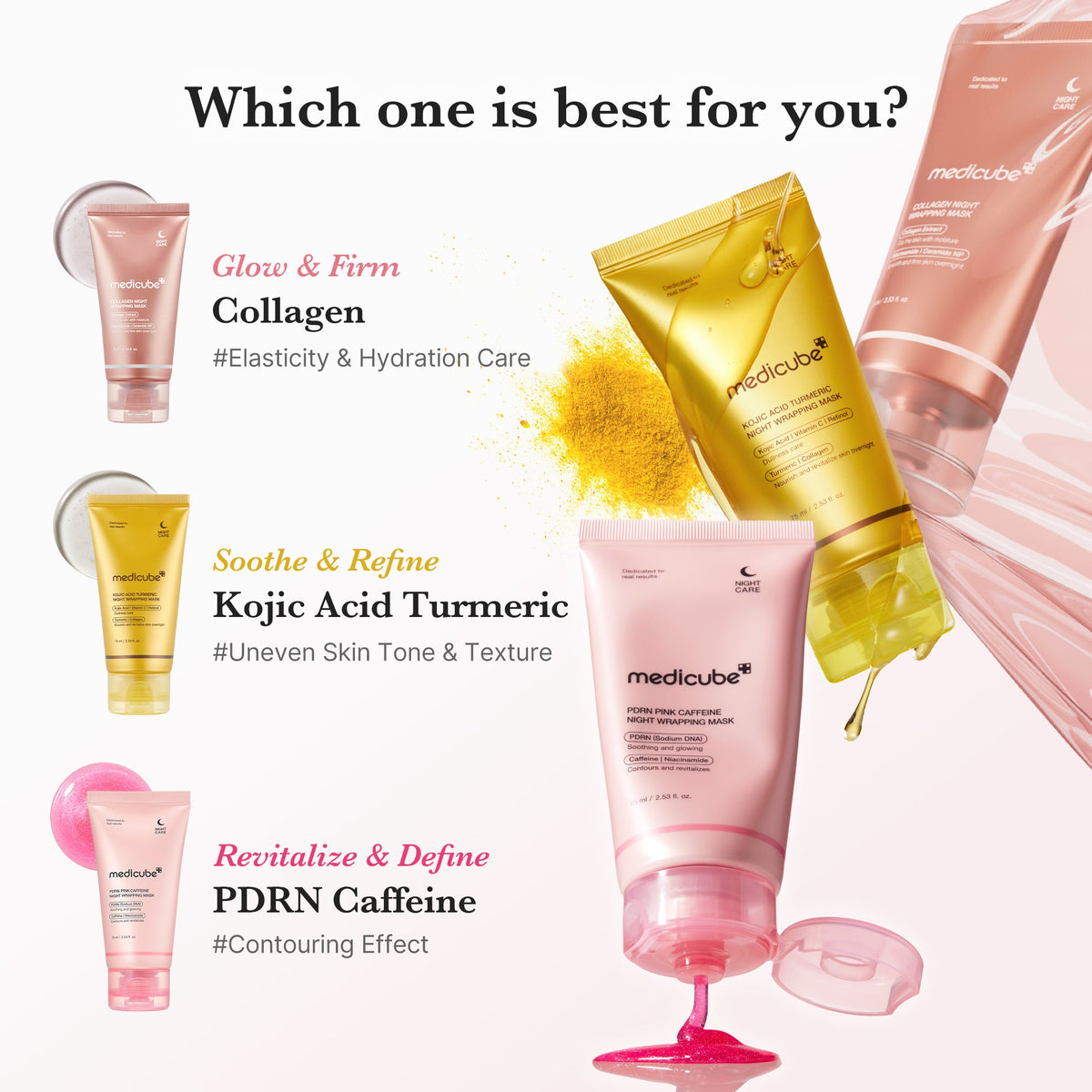PDRN Pink Caffeine Overnight Wrapping Mask P0