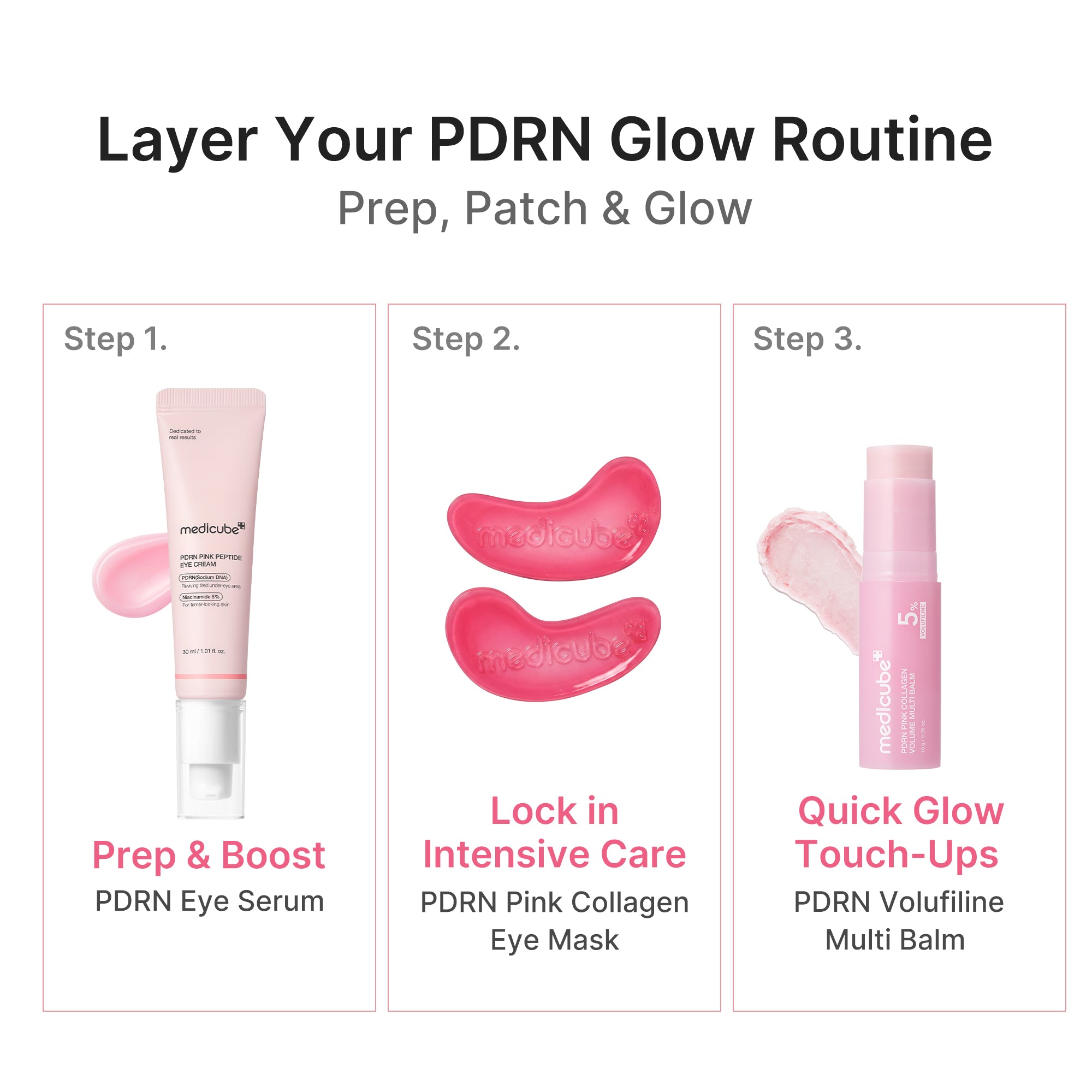 PDRN Pink Collagen Jelly Eye Mask O4