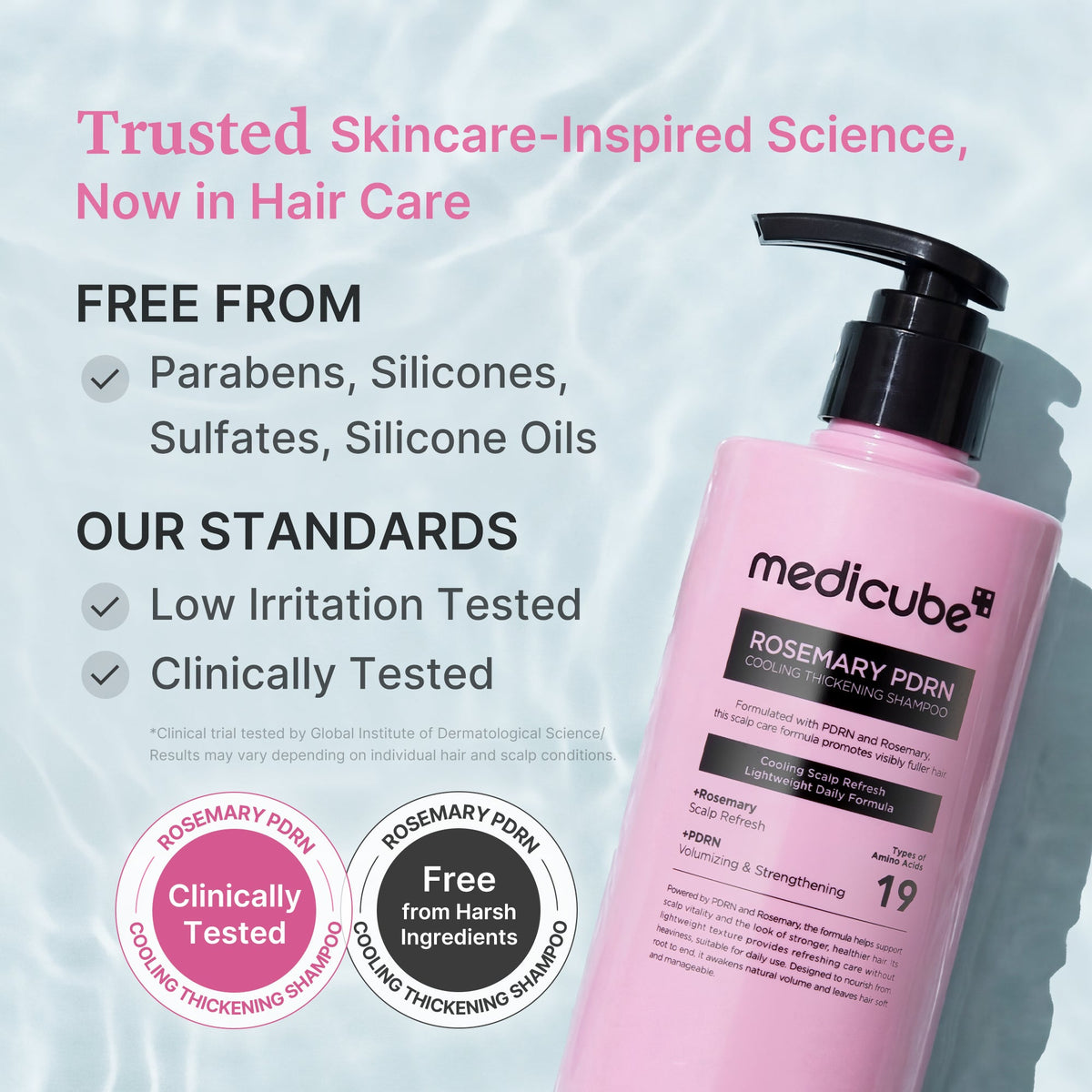 Rosemary PDRN Cooling Thickening Shampoo A7